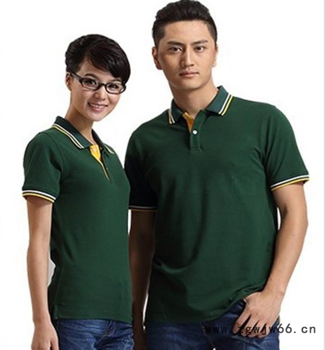 全棉翻领POLO衫 班服团体制服 公司工作服 POLO制服工作服定做图3