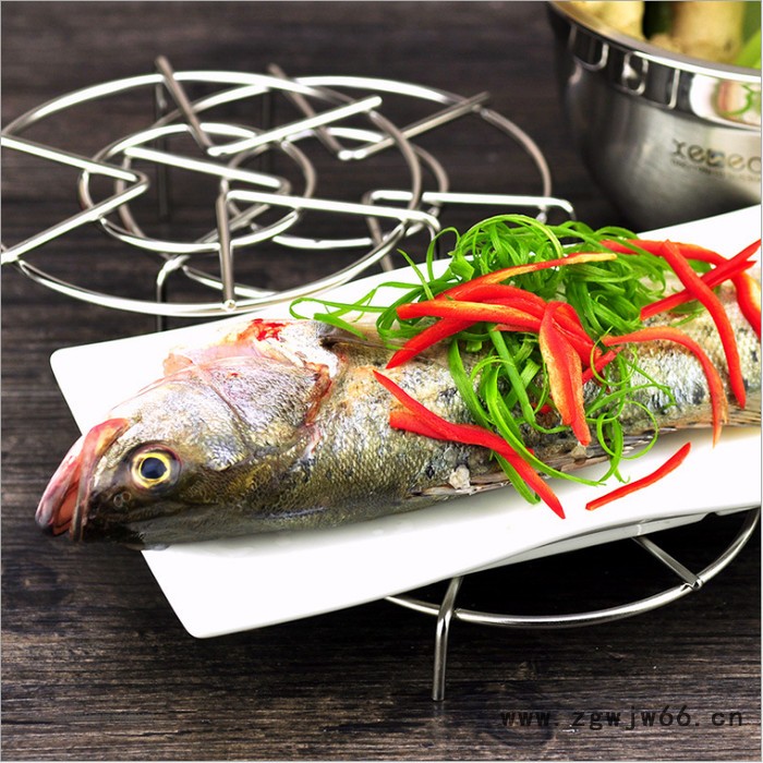 **高中矮脚304不锈钢多功能蒸架蒸菜架西橱房置物架三脚架厨房锅架隔热架沥水架垫架隔热架图3