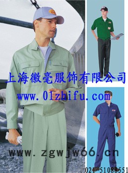 供应定做食品厂工作服 建筑工地工作服图1