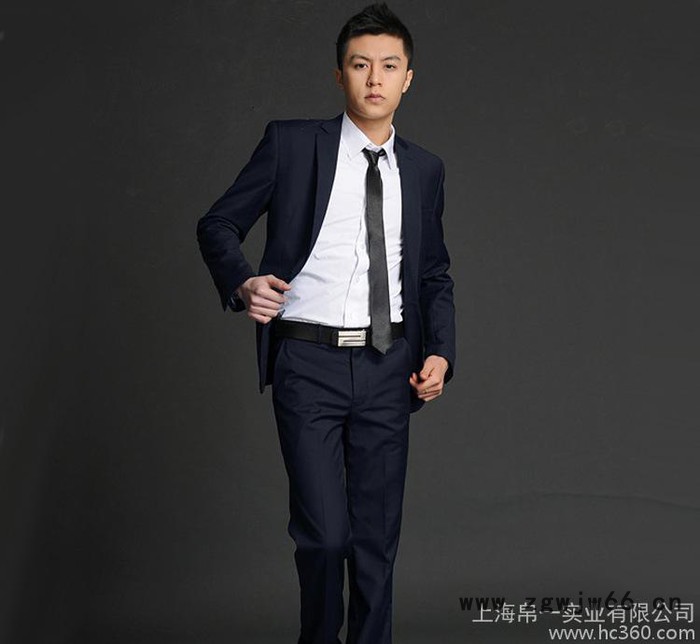 定做秋冬职业西服 西装工作服 定制男式商务 工作服图3