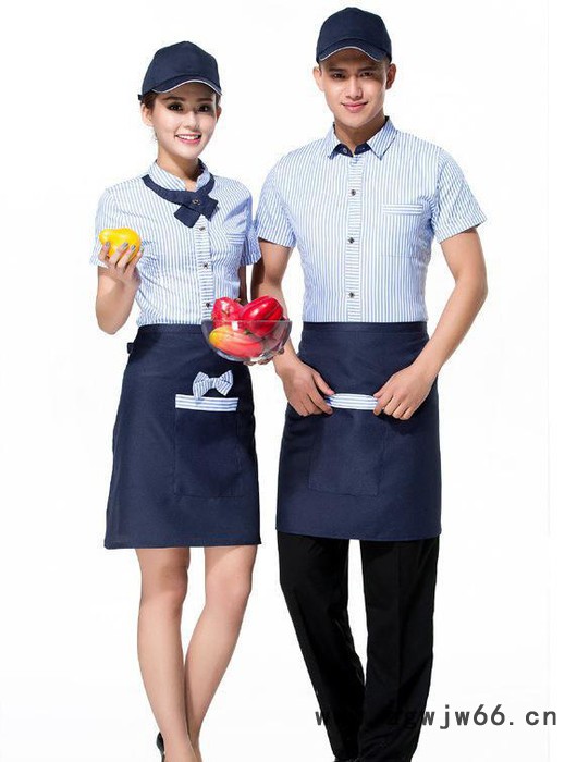 厦门工作服短袖酒店饭店西餐厅厨房工作服餐厅工作服 厦门厂服图3