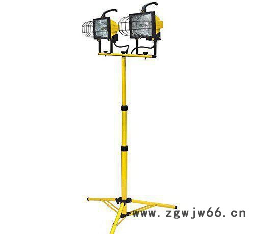 支架灯 草地灯 工作灯 三脚架 双头弹簧支架灯 2*500W图2