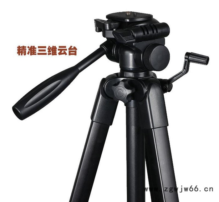 直销新款三脚架便携三节单反三脚架铝合金相机脚架云台套装