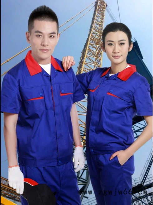 供应现货短袖工作服厂服  厂服定做 出售短袖工作服 出售工作服 工作服定制图2