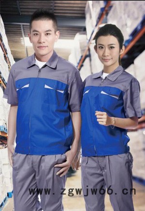 供应现货短袖工作服厂服  厂服定做 出售短袖工作服 出售工作服 工作服定制图3