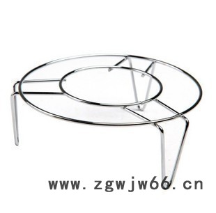 ** 高中矮脚不锈钢蒸架 钢线三脚架 厨房锅架 隔热架图6