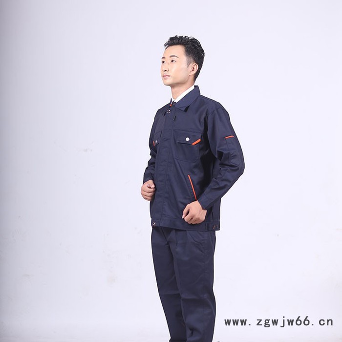 金东升服饰  双层春秋冬季工服 长袖工作服 汽修服 定制工作服 劳保服订做图6