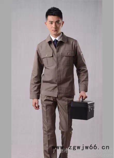 短袖工作服夏季半袖工作服套装男工装汽修工程劳保服吸汗透气图2