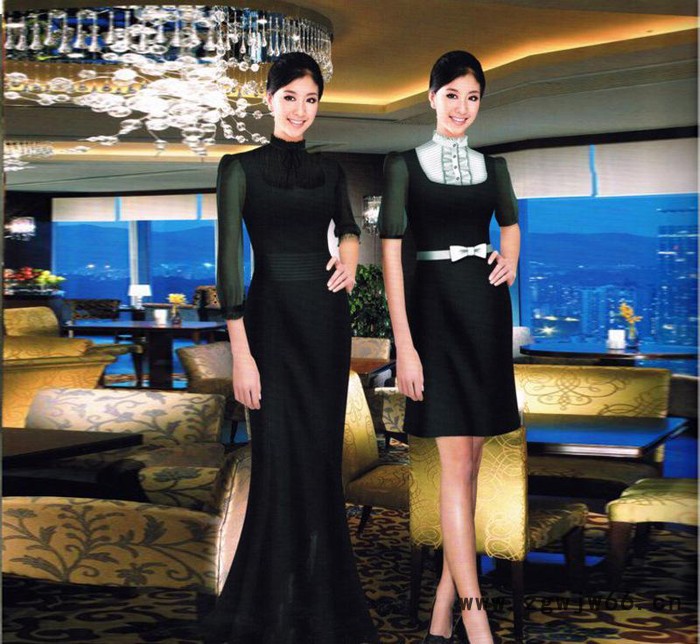 设计定做酒店装 酒店制服 领班工作服 大堂经理工作服定做图2