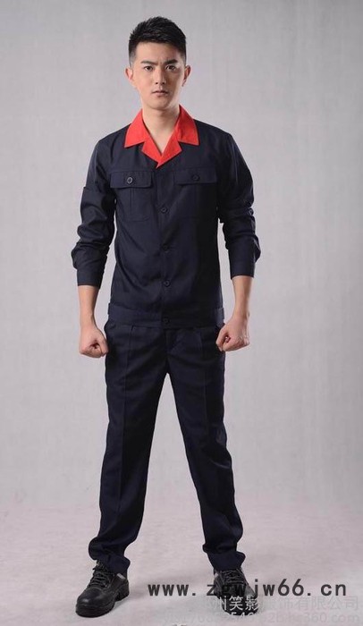 笑影服饰普通工装 郑州定制工作服 郑州定做工装 定制厂服 订制工作服图2