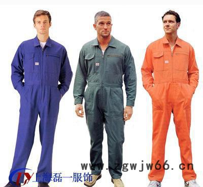 生产定做全棉连体服/防静电工作服定制/连体工作服订做图3
