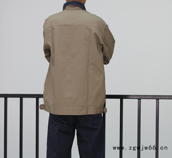 直销 新款工作服劳保服工程服长袖涤棉防静电工作服套装耐磨