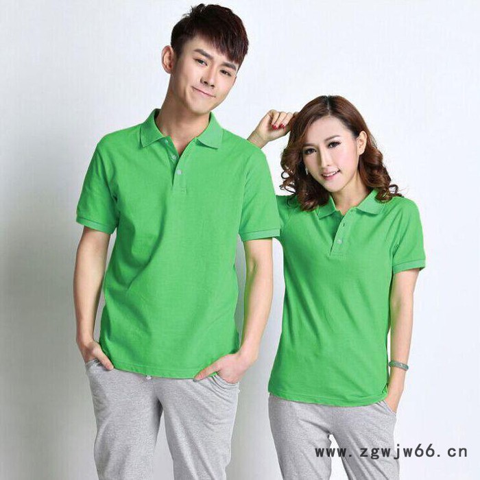 厦门工作服全棉**翻领空白纯色t恤个性定制厦门工作服生产图2