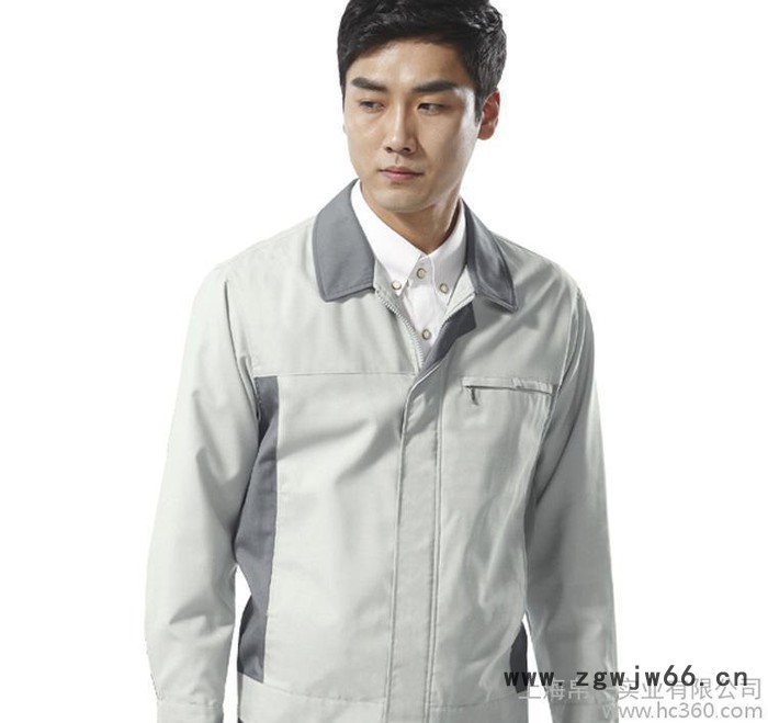 纯棉长袖工作服 秋冬季工作服定做 涤棉纱卡工作装 厂服图3