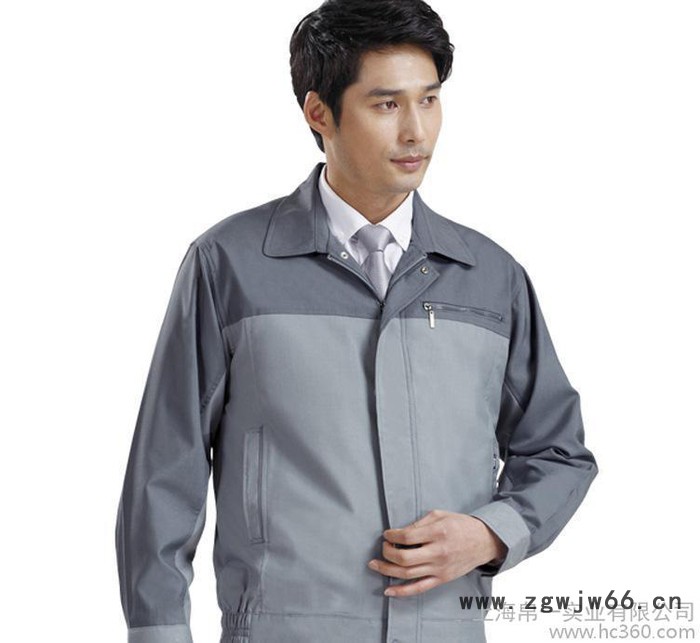 纯棉长袖工作服 秋冬季工作服定做 涤棉纱卡工作装 厂服图2