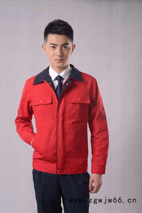 双彬服饰上海宝山工作服涤棉夹克衫批发全棉工作服吸汗透气**款式新颖做工精细量大从优 上海嘉定工作服定做 订做工作服图6