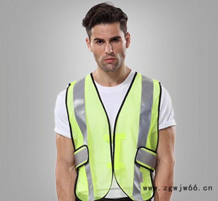 青岛工作服 安大叔高警示户外防护背心3M**警示反光工作服