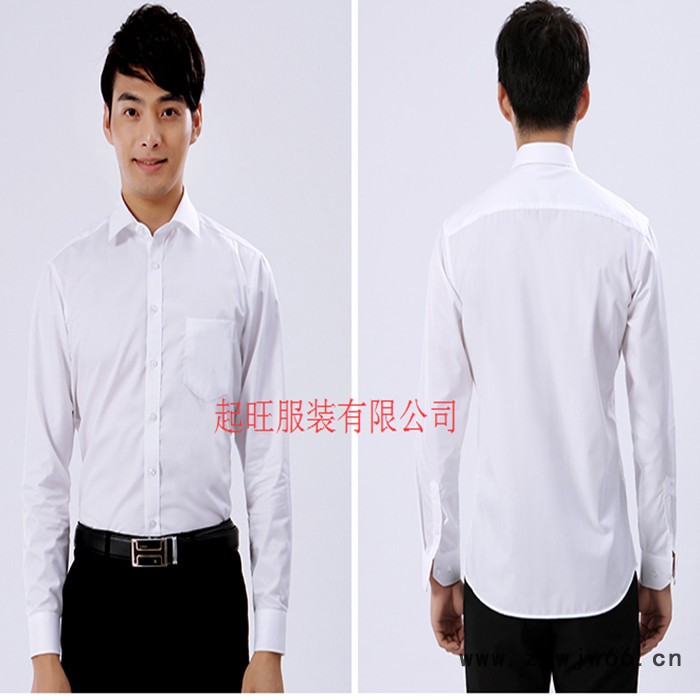 员工工作服定做、工作服定制，M职业装定做 ，东莞工作服定做，起旺服装图3