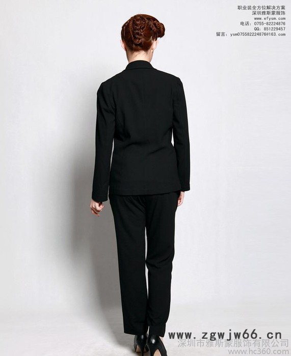 职业装 溥款修身工作服 采购图2