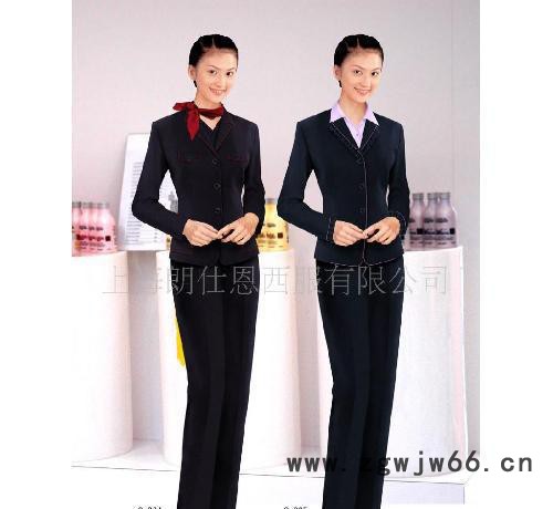 【专业订做工作服 上海工作服】定做全棉韩版小西装 款式大方图2