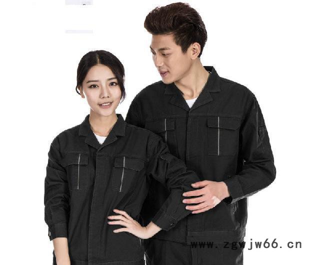 全棉透气工作服 秋冬长袖  汽修服 定做厂服图3