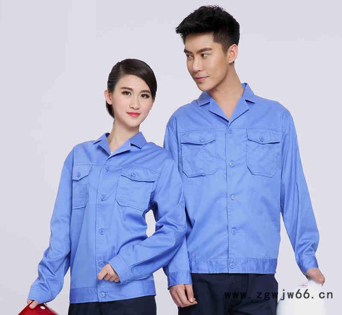 夏装长袖工作服 工装 直销高质量图3