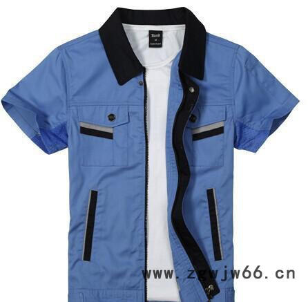2014新款夏季工作服 河北北京专业生产短袖工装1图2