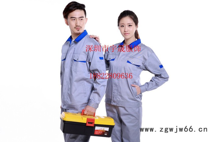 深圳防静电工作服分体深圳春秋厂服图4