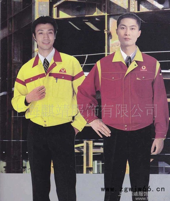 定做上海工厂工作服，订做职业装工作服，商场工作服图2