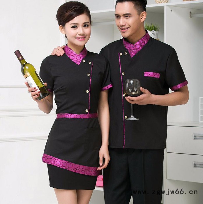 酒店服务员工作服夏装 厦门工作服短袖 漳州厂服定做厦门Ｔ恤衫图3