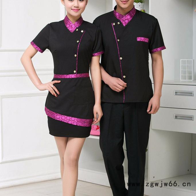 酒店服务员工作服夏装 厦门工作服短袖 漳州厂服定做厦门Ｔ恤衫图2