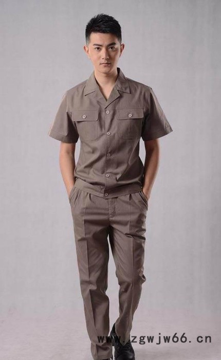 现货采购2014新款夏装工作服普通工装图2