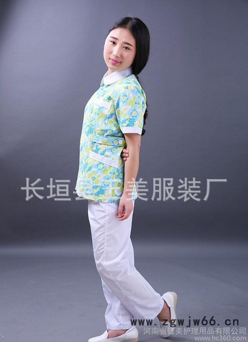 直销翻领护士服分体套装短袖夏装牙科口腔医生工作服女图2