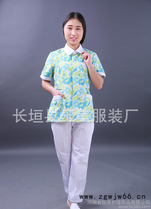 直销翻领护士服分体套装短袖夏装牙科口腔医生工作服女图3
