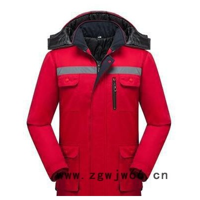 冬装 中长款 工作服 棉服 棉袄