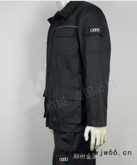 奥迪工作服，奥迪工装，奥迪职业装定做，奥迪4S店工作服，奥迪T恤衫工装，奥迪夏裤工装，奥迪原厂工作服，T恤衫原厂图6