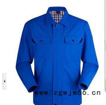 鑫旺加厚涤棉耐磨长袖工作服厂服劳保服套装定做直销图2