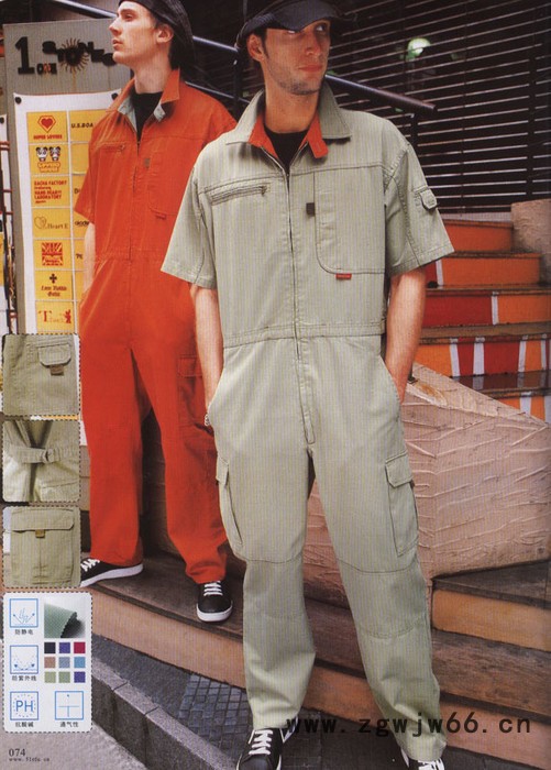 供应专业定做连体工作服图3