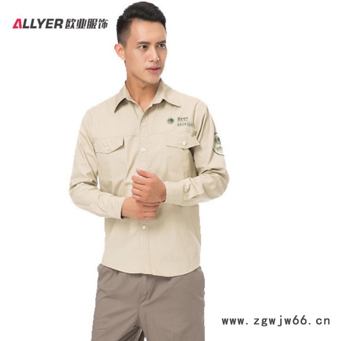 河南郑州工作服定制 工作服定做 春秋款长袖装修劳保服装图5