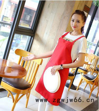 定做韩版可爱工作围裙、定制logo、工作服围裙、广告围裙围裙图3
