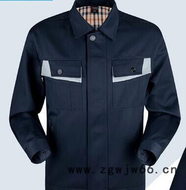 鑫旺冬季加厚带衬耐磨长袖工作服厂服劳保服套装定做直销图3