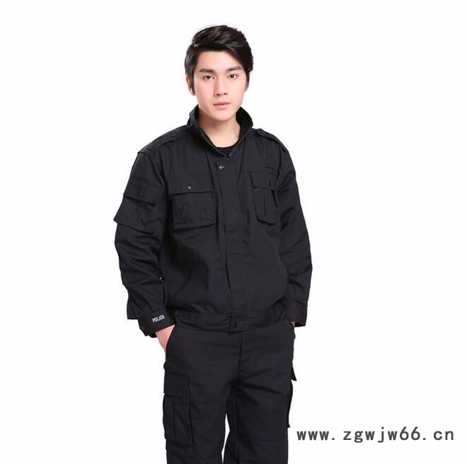 保安服春秋套装保安服工作执勤服全套酒店物业保安长袖工作服防寒图2