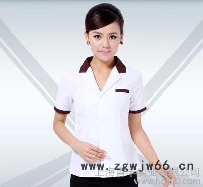 保洁服半袖女短袖 餐厅前台服装制服 ** 客房保洁工作服图3