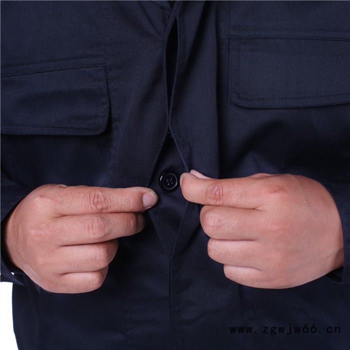 洛阳劳保 安之宝防护服 可绣字印字 劳保服厂服批发定做 工厂直供工作服劳保服图3