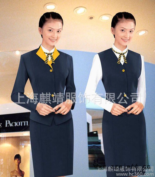 酒店工作服 职业装制服工作 餐厅工作服制服 女性职业套装 职业图3