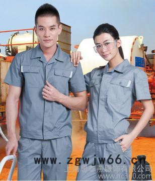 供应现货短袖工作服套装图3