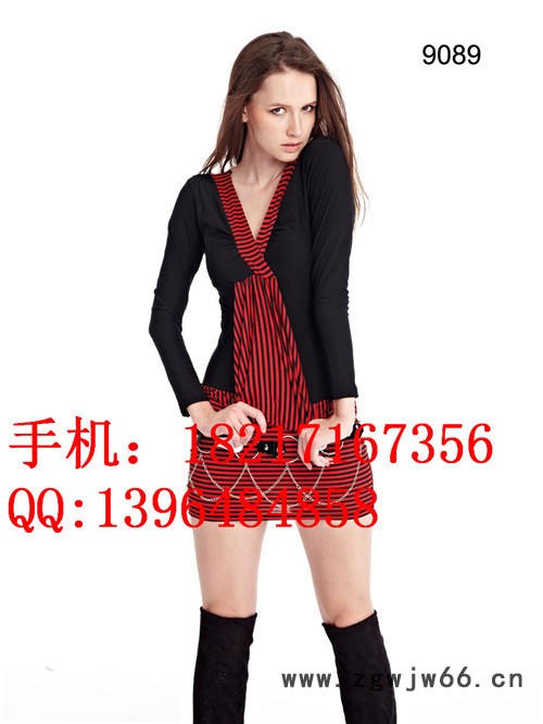 夜场工作服/KTV小姐服/晚礼服/ 新款小姐服装/弹力小姐服图3