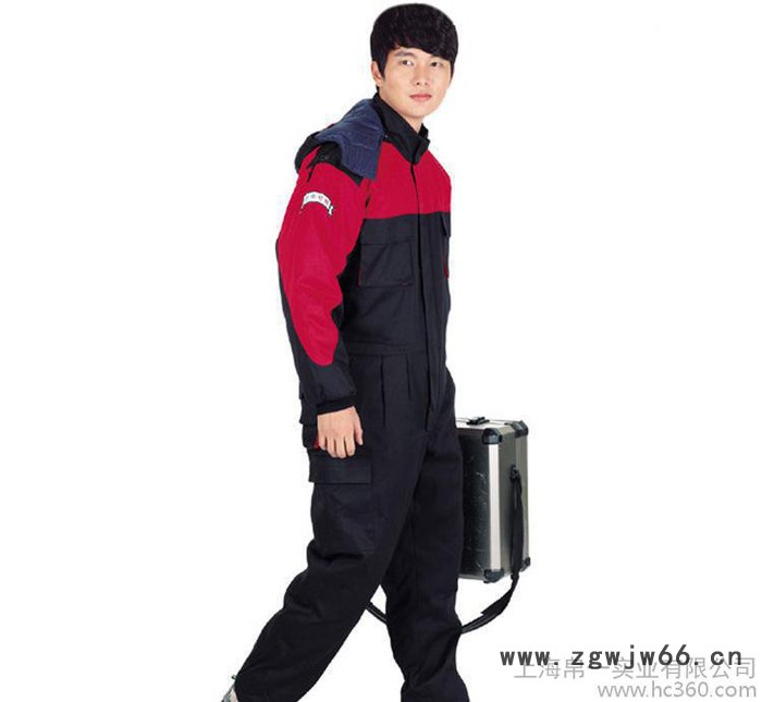 棉衣 防寒连体服 工厂工作服定做图3