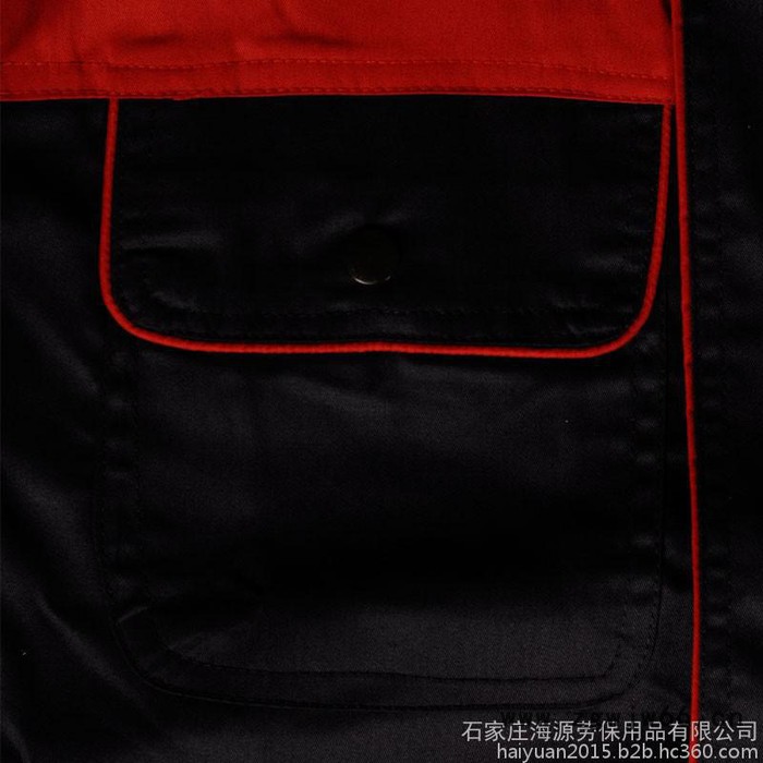 海源2015年春秋工作服套装男女防静电工作服/新款涤棉特种防护服图7