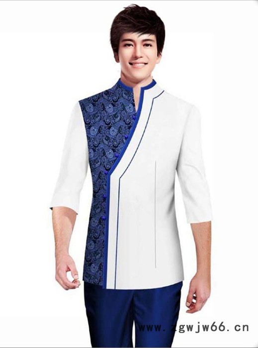 供应上海徽毫S32154酒店餐厅工作服 工作服批发图2